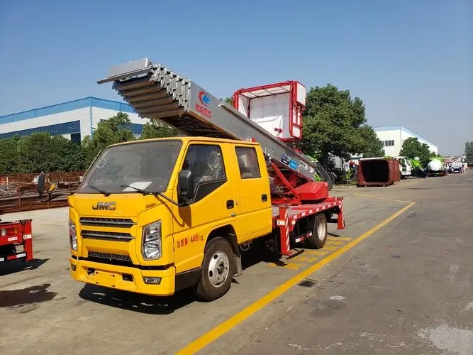 天津附近云梯车出租 砂石搬运